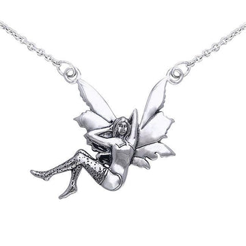 Glamour Fairy Silver Necklace by Amy Brown TNC017 - Jewelry